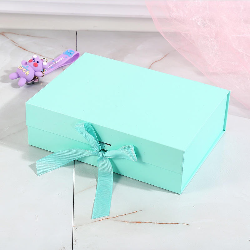 Customized Printing Logo Ribbon Decoration Paper Packaging Gift Boxes Luxury Folding Box – Paper Gift Box and Paper Box price