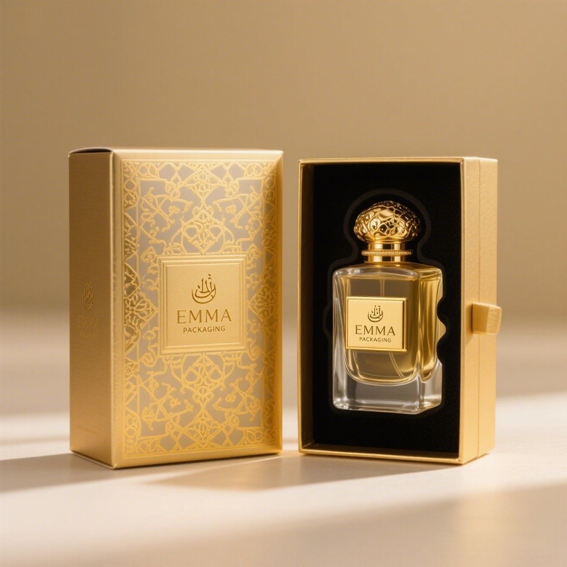 Custom 15ml Golden Perfume Box with Bottle Set Supplier – Arabic Perfume Box and Perfume Box with Bottle price