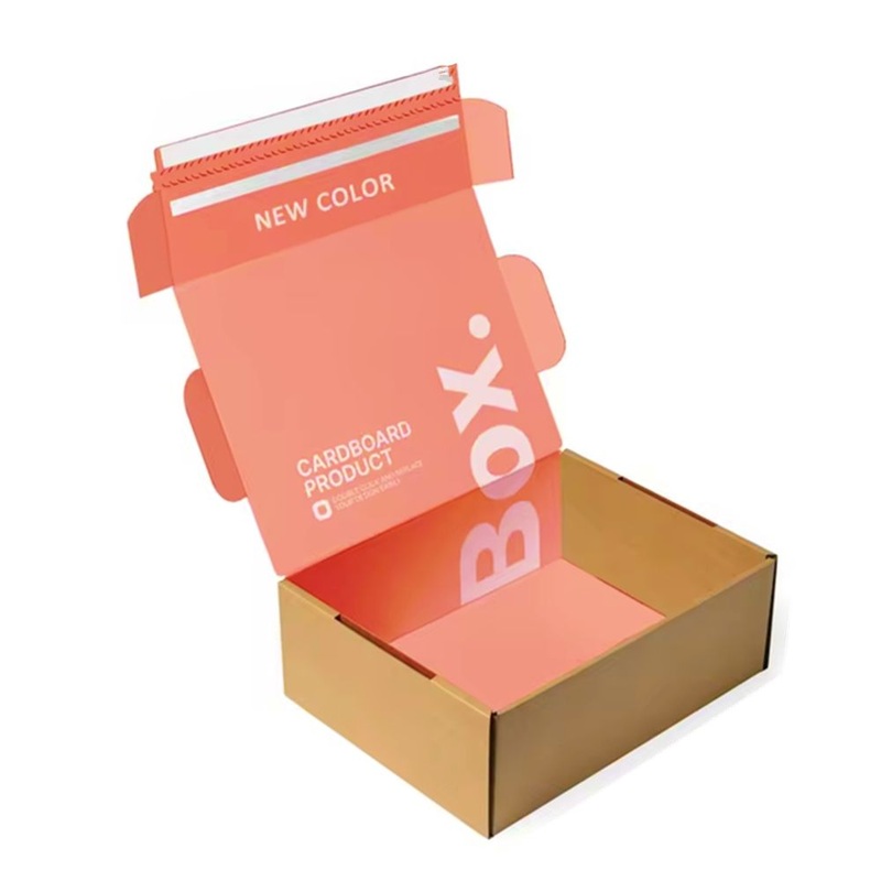 Custom Self-Adhesive Zip Lock Postal Mailing Mailer Boxes Corrugated Tear Strips Shipping Boxes – Shipping Box and Tear Strip Box price
