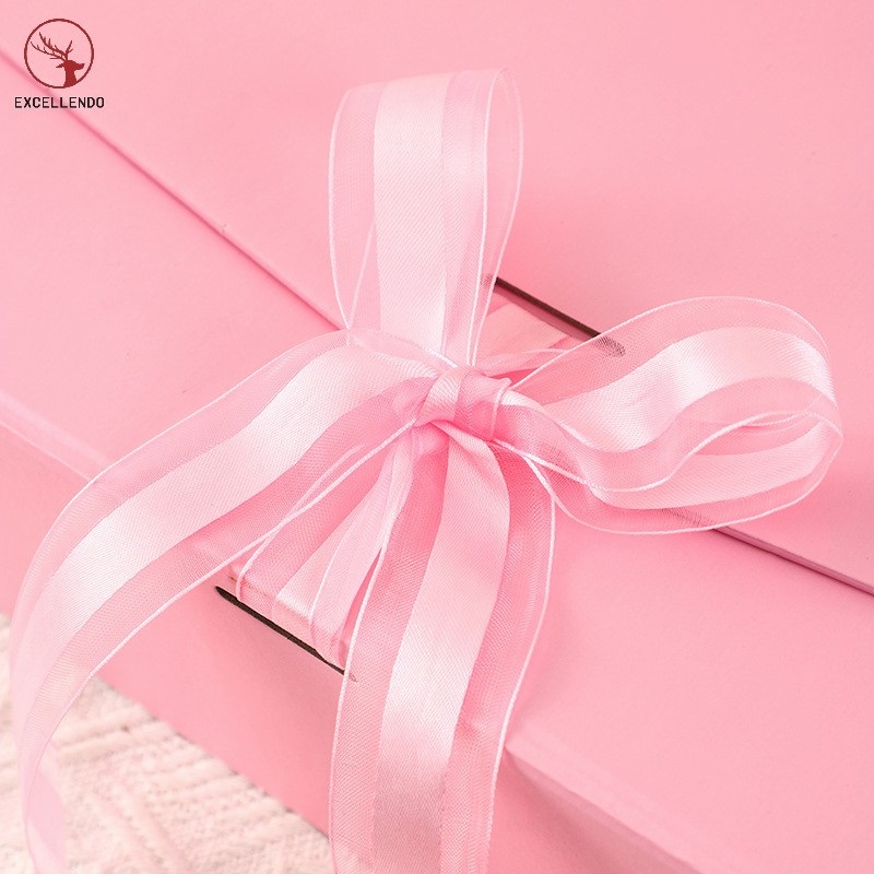 Wholesale Big Size 31X22X9cm Black/White/ Pink Gift Foldable Magnet Box in Stock Packaging – Cosmetic Packaging and Packaging Box price