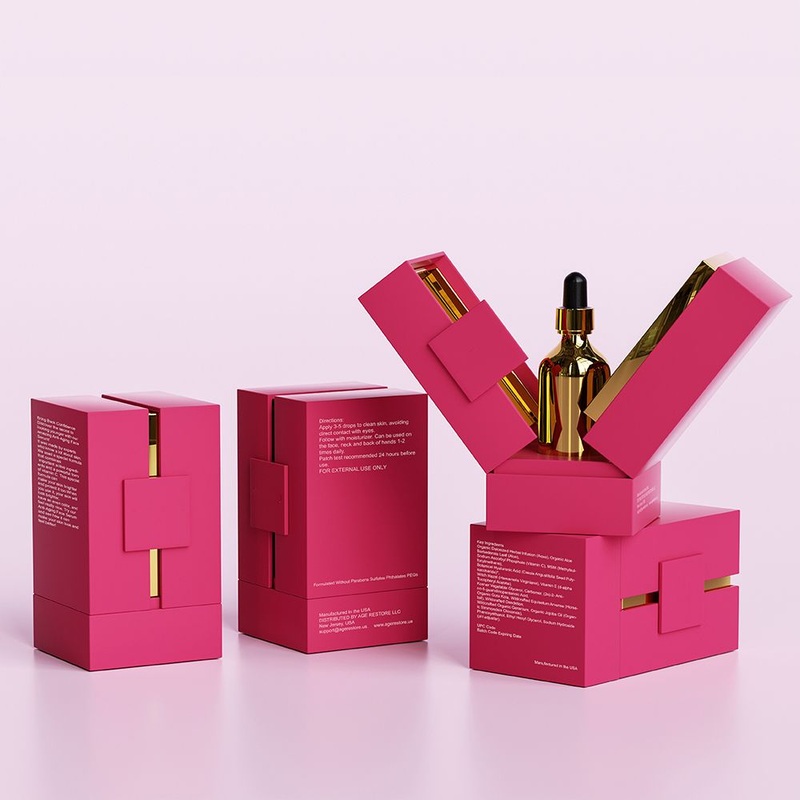 Premium Luxurious Skincare Paper Box Essential Oil Box with Double Door Beauty Skincare Set Packaging Box – Skincare Paper Box and Double Door Box price
