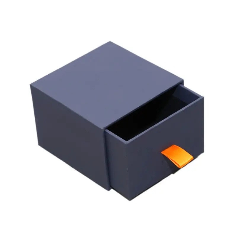 Top Grade Recyclable Embossing Small Rectangle Blue Cardboard Cosmetic Gift Set Baby Gift Box – Paper Box and Folding Box price