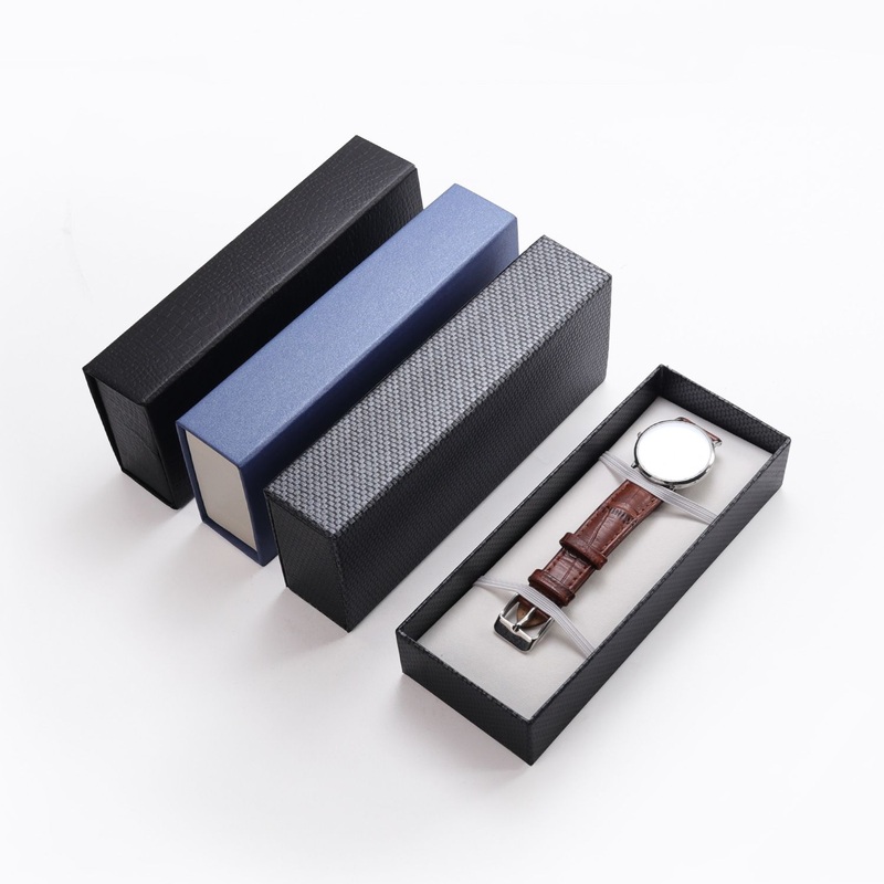 Wholesale Low MOQ Custom Logo Black New Luxury Drawer Paper Packing Watch Boxes – Watch Box and Custom Box price