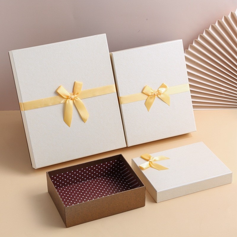 Custom Advanced Eco-Friendly Lid and Base Bow Small Gift Box Gift, Holiday, Birthday, Electronics, Carton Packaging – Lid and Base Box and Paper Gift Box price