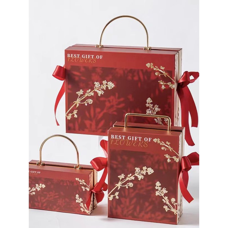 Customizable Candy Packaging Gift Box with Stylish Handle – Custom Printed Box and Gift Box with Handle price