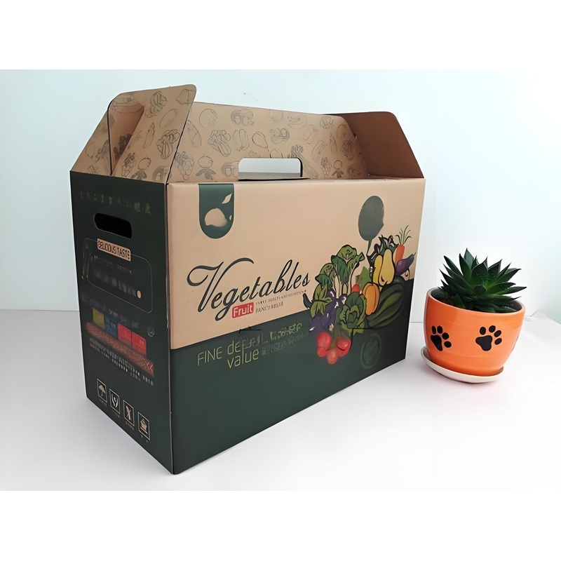 Customizable Fresh Fruit Packaging Box International Distribution Shallow Box – New Delhi Box and New Folding Box price
