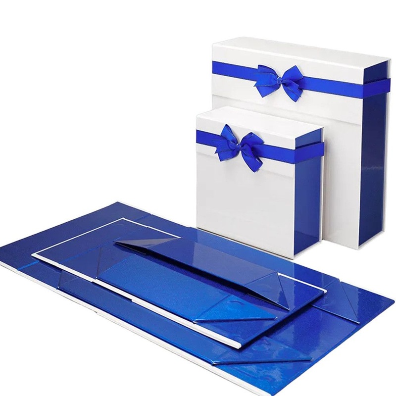 Customized Bow Four-Corner Magnetic Folding Box, Gift Box – Packaging Box and Gift Box price