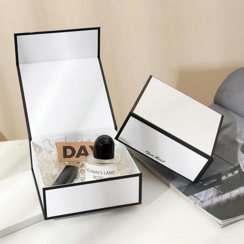 High End Competitive Price Foldable Box with White & Black Printing Lines – Cosmetic Packaging and Packaging Box price