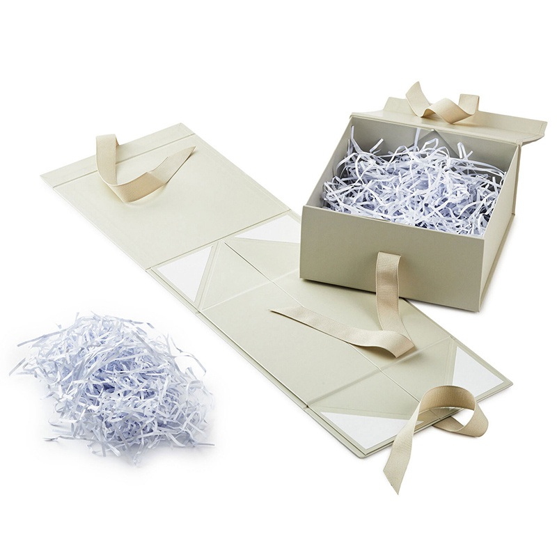 Hot Sale Luxury Custom Closure Gift Packaging Magnetic Folding Box with Ribbon Bow Collapsible Gift Box with Magnetic Closure – Packing Box and Carton Box price