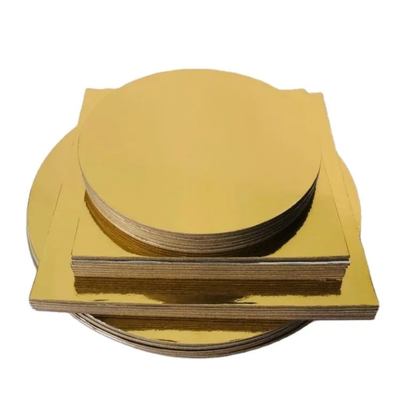 Superior Quality Accept Logo Design Corrugated Square Gold Cake Board – Boxes and Cake Board price