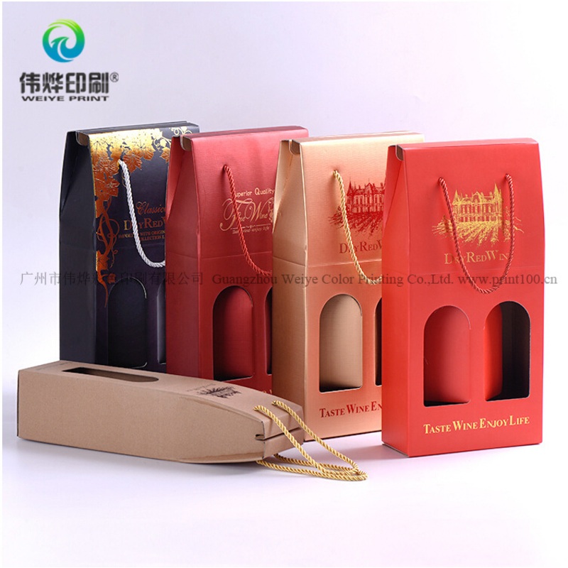 Corrugated Paper Printing / Packaging Wine Box – Color Box and Gift Paper Box price