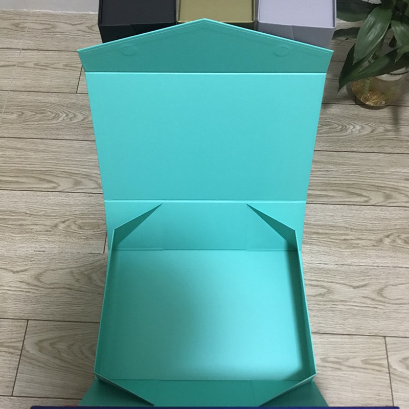 Custom Logo Folding Box Collapsible Cardboard Magnetic Paper Boxes with Lid – Folding Box and Foldable Box price