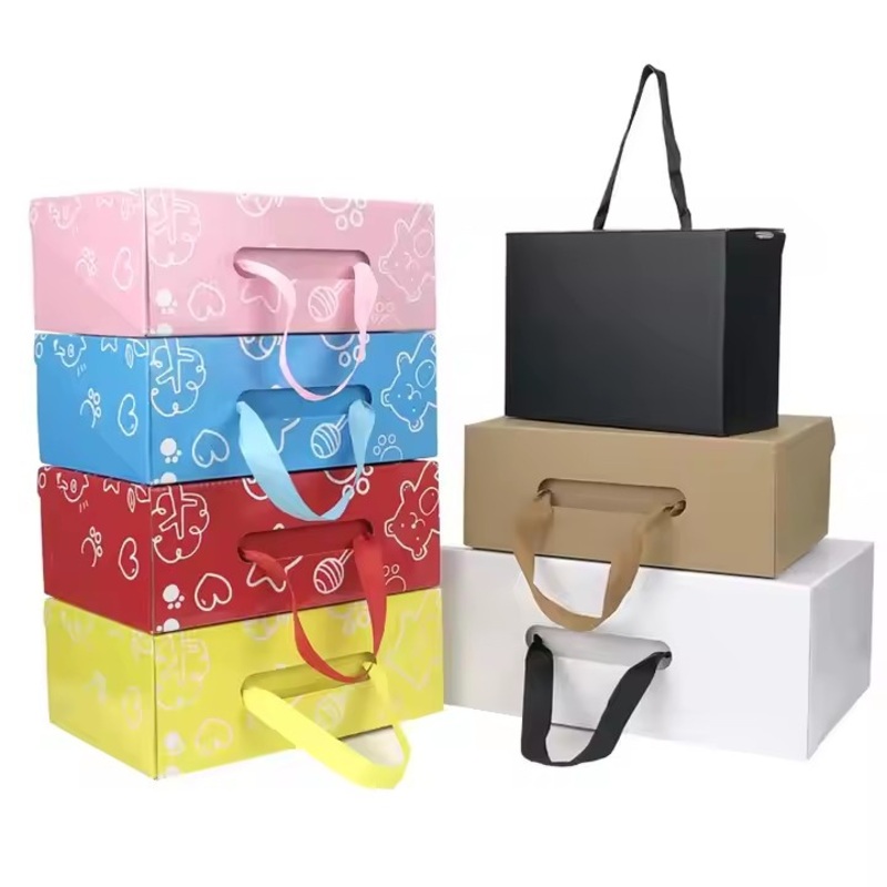 Customized Paperboard Packaging Luxury Paper Boxes Children Adult Kraft Paper Folding Shoe Box Packaging – Packaging Box and Folding Box price