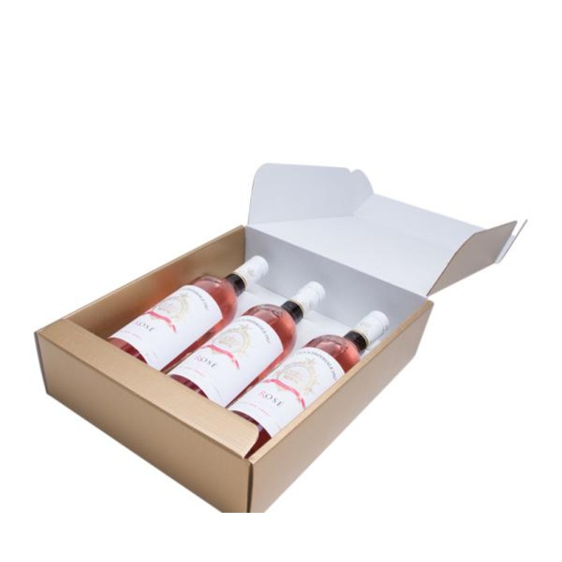 Luxury Hot Stamping Single Bottle Premium Custom Gift Cardboard Paper Leather Wine Box – Leather Wine Box and Leather Paper Box price
