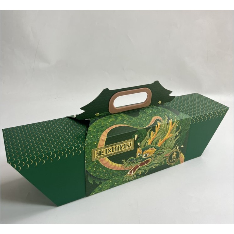 New Custom Dragon Boat Festival Rice Dumplings Zongzi Packaging Box Portable Creative Gift Box – Folding Packaging Paper Box and Paper Packaging Box price