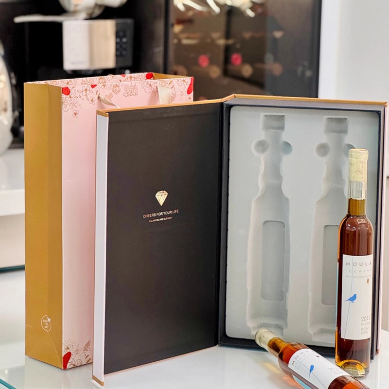 Custom Logo Luxury Red Wine Corrugated Paper Folding Box Foldable Packing Wine Bottle Packaging Gift Wine Box – Wine Packaging Box and Wine Packaging price