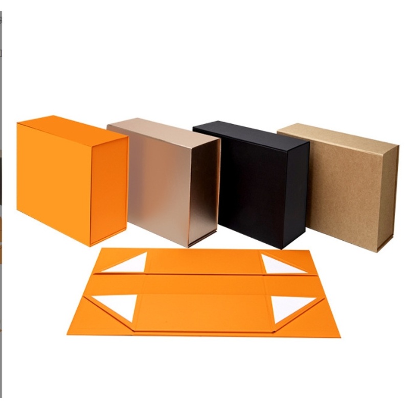 Custom Logo Recyclable Cardboard Paper Folding Gift Box with Magnetic Lid – Custom Logo Box and Recyclable Gift Box price