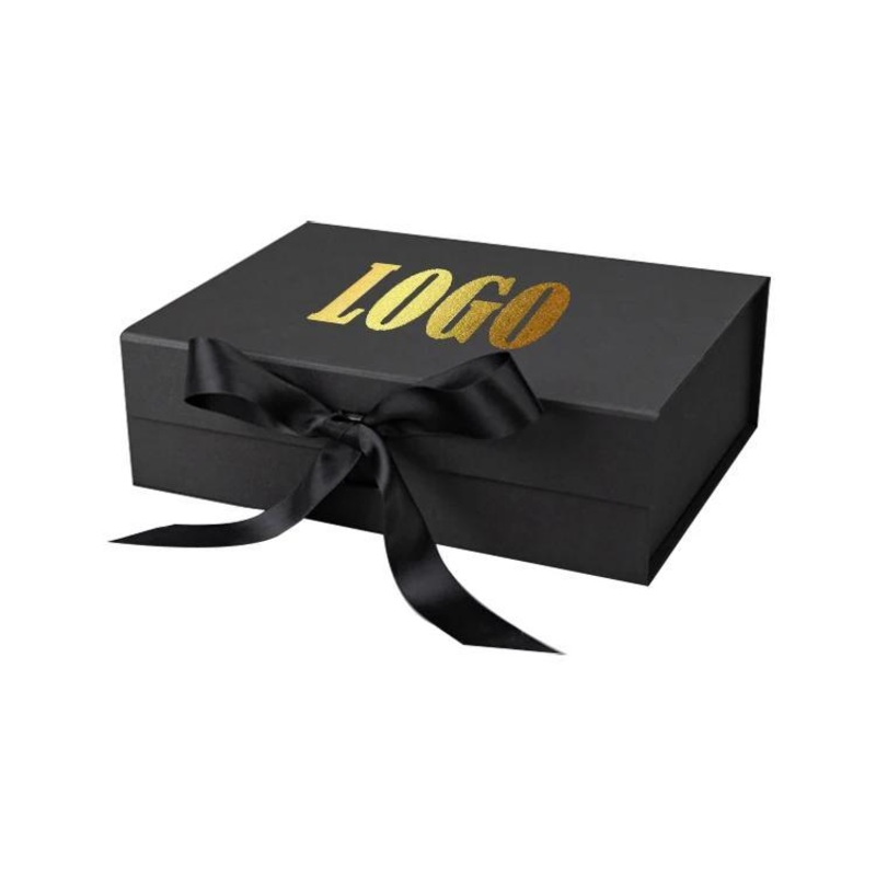 Custom Luxury Black Paper Packaging Magnet Foldable Magnetic Gift Box with Logo – Magnetic Gift Box and Gift Box with Logo price