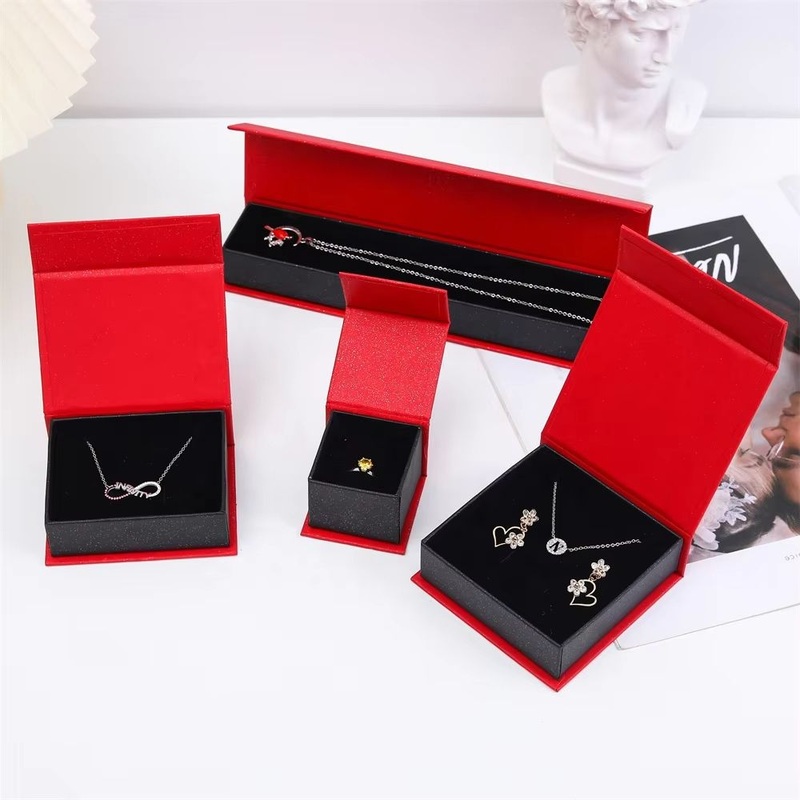 Custom Sliding Drawer Paper Gift Box with Handle for Necklace Jewelry Package – Packaging Carton Box and Gift-Box-Bag price