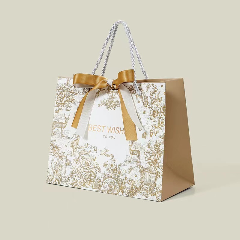 Wholesale Custom Printed Brand Logo Design Promotion Luxury Clothing Retail Gift Shopping Paper Bag with Handle – Packaging Box and Packaging Carton Box price