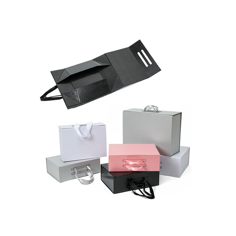 Custom Luxury Magnetic Closure Foldable Paper Package Cardboard Wedding Jewelry Gift Collapsible Boxes – Wig Gift Foldable Box and Easy Ship Collapsible Box price