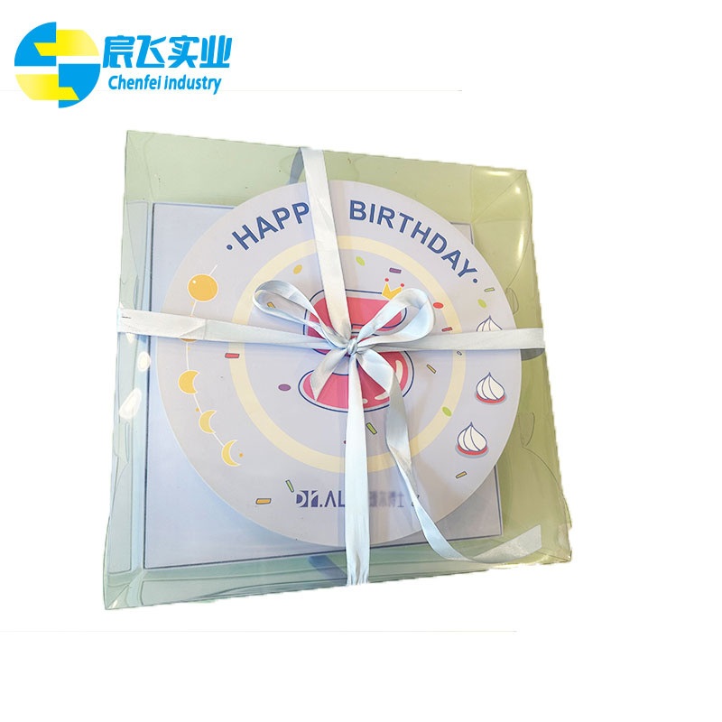 Round Cake-Shaped Rigid Gift Box with Clear Lid  Custom Design for Anniversary or Celebration – Makeup Gift Boxes Packaging and Box for Jewelry Packaging price