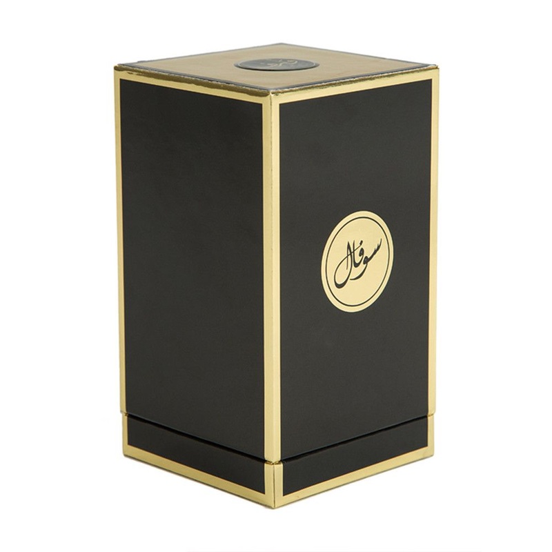 Custom Black Rigid Paper Perfume Bottle Packaging Shoulder Neck Box for Candle Box – Packaging Box and Perfume Box price
