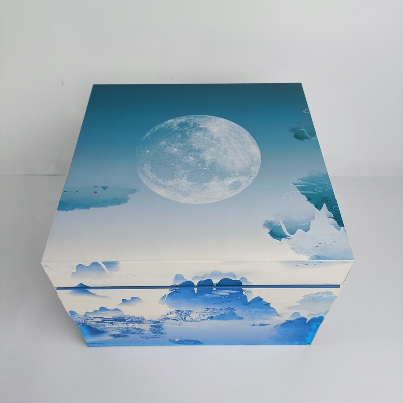 Custom Exquisite Reverse Folding Double Layer Food Cardboard Gift Box – Fashion Pattern Gift Box and Folding Box price
