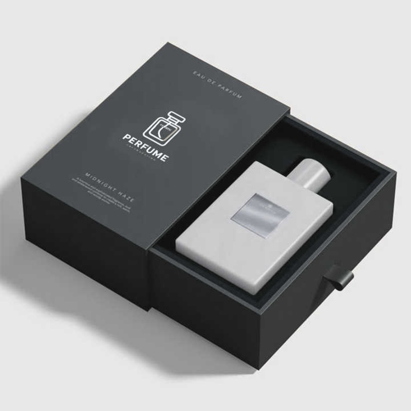 Luxury Design Empty High Quality Custom Design Cosmetic Rigid Boxes Packaging Perfume Drawer Paper Box – Perfume Box and Costom Box price