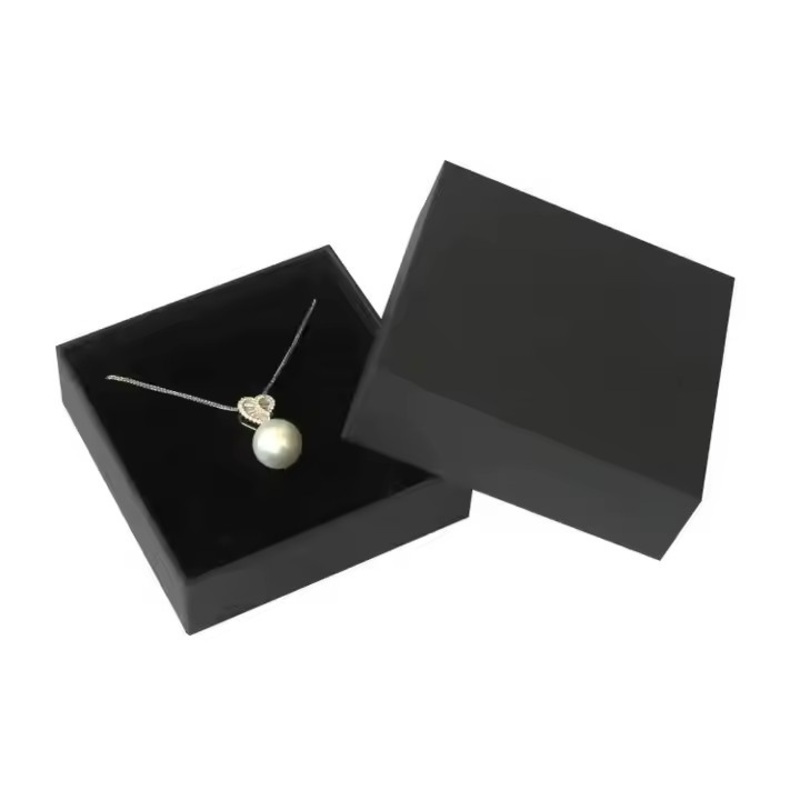 Customized High Quality Jewelry Gift Box with Embossed Lid and Bottom for Pendants and Necklaces Low MOQ – Jewelry Packaging Box and Jewelry Box price