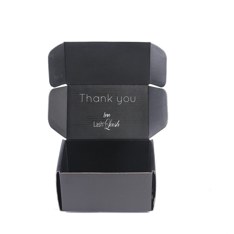 Manufacture Luxury Black Custom Corrugated Shipping Paper Box for Apparel – Custom and Paper Box price