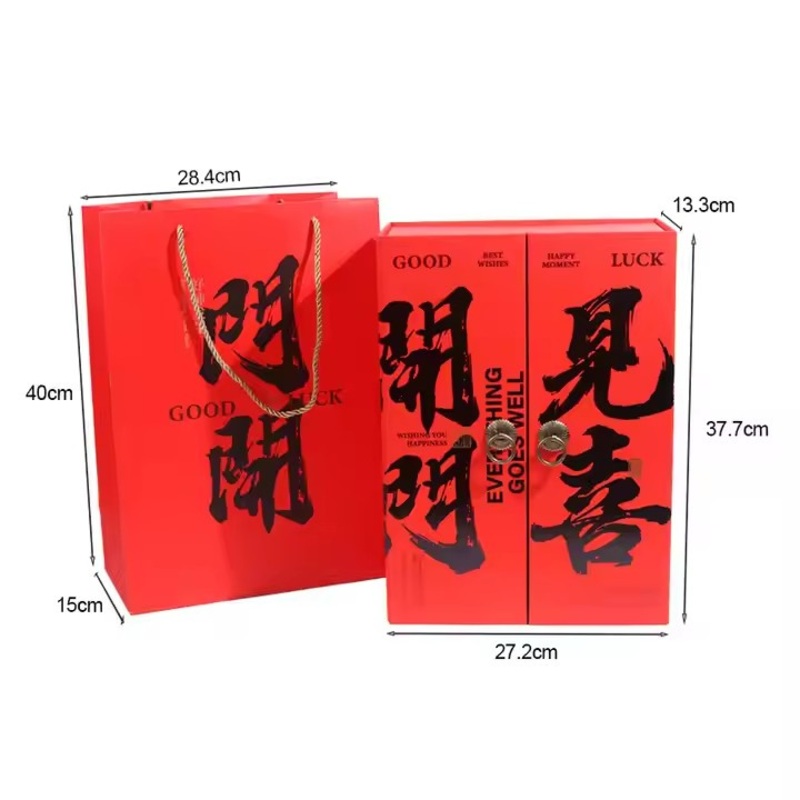 Factory Custom Printing Gold Stamping Logo Creative Packaging Box Folding Gift Box with Metal Circle Buckle and Paper Bag – Packaging Box and Gift Box price