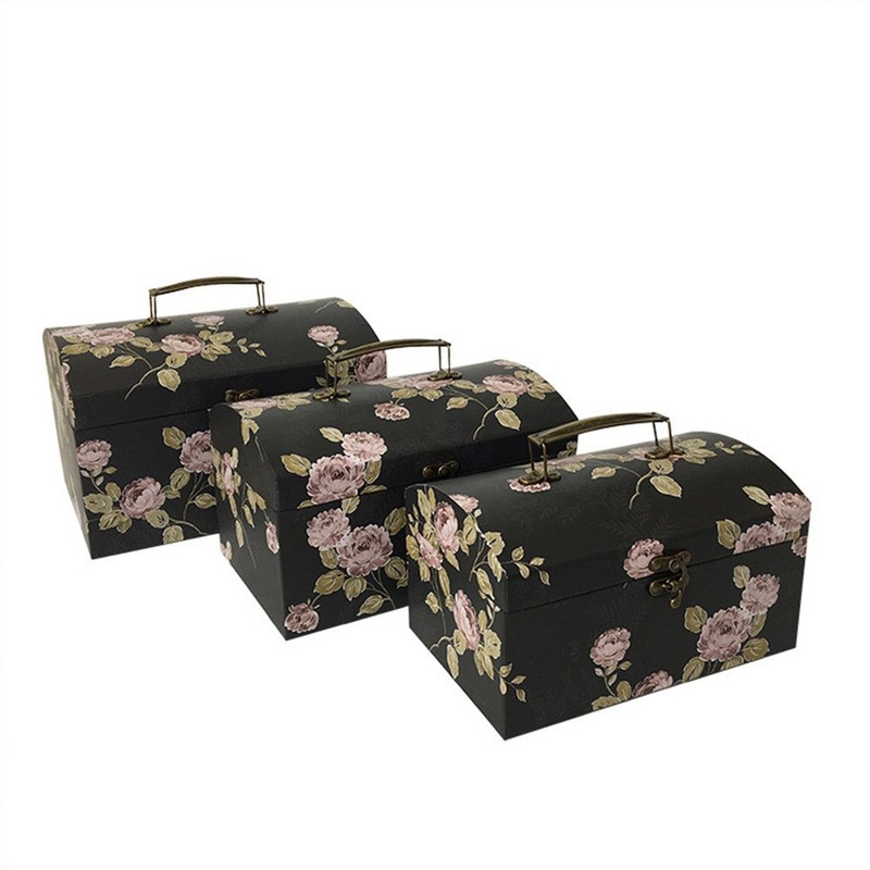 Customized European Country-Style Gift Box, Suitcase and Three-Piece Set – Arched Gift Box and Gift Box price