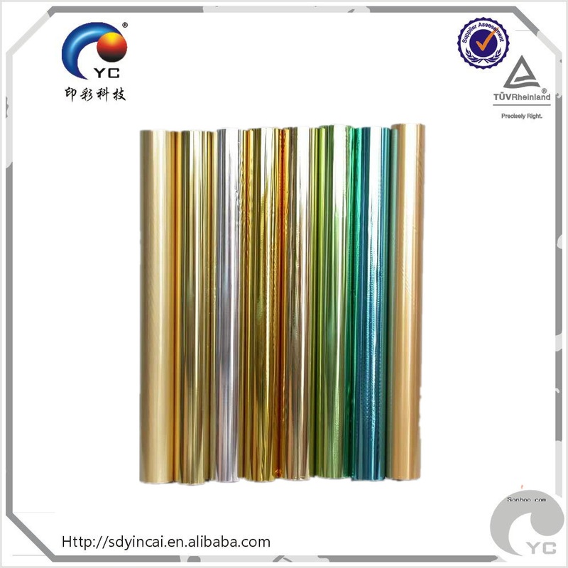 Factory Direct Price Hot Stamping Screen Printing Direct Printing Water Transfer Decal Sticker Gold Sliver Copper Color Foil Lamination for Glass – Metallic Foil on Gift Box & Bag and Metallic Effect on Gift Box & Bag price