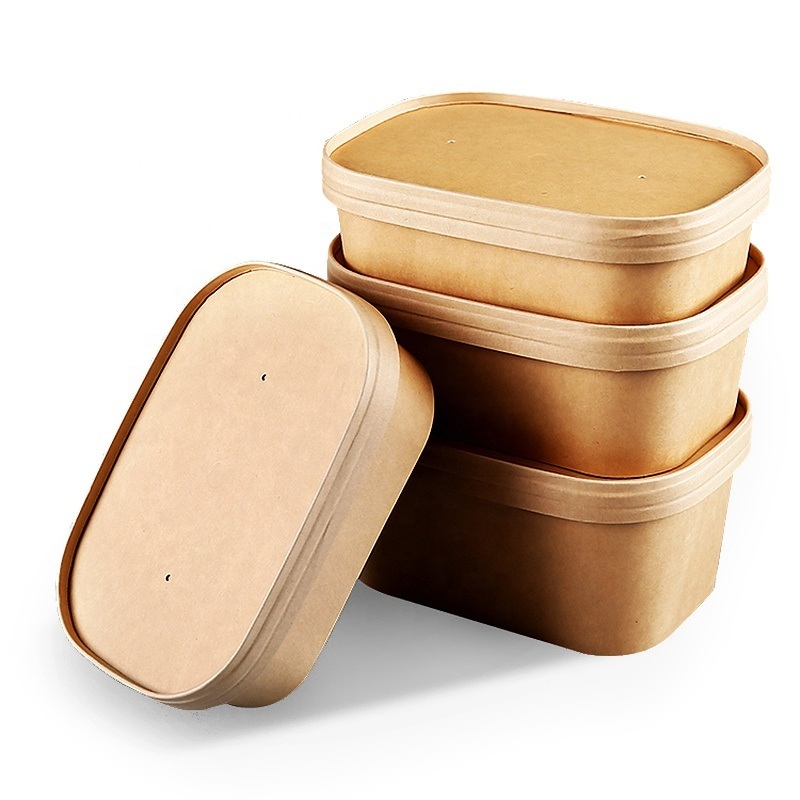 Brown/White Kraft Paper Disposable Sushi Container Food Packaging Box Sandwich Paper Box with Anti Fog Pet Lid – Kraft Paper Food Packaging and Custom Printed Food Packaging price