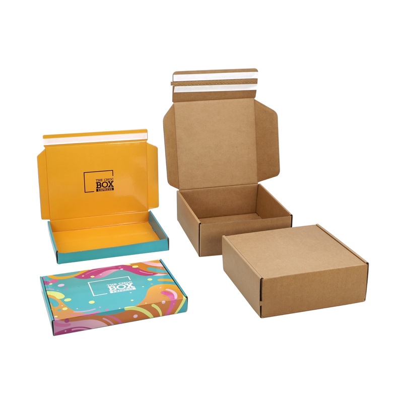 Custom Luxury Printed Foldable Cardboard Kraft Perfume Clothes Shoe Packaging Shipping Packing Mailer Christmas Gift Carton Box with Adhesive Paper Self Closure – Subscription Box and Ecommerce Box price