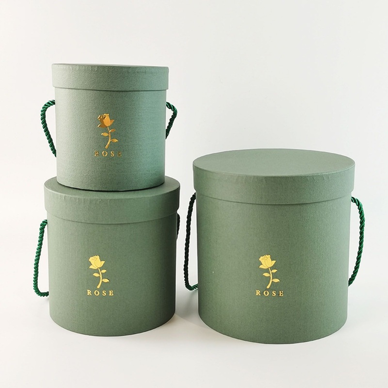 FSC BSCI Christmas Custom Logo Valentine S Day Cylinder Florist Portable Box Round Flower Paper Hat Box – Gift Box and Paper Box price