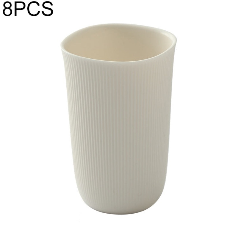 8 PCS Mouthwash Toothbrush Cup Household Couple Wash Cup, Capacity:About 360ml