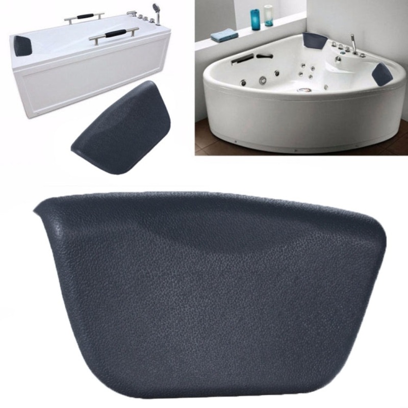Bath Pillow Suction Cup Fixing Neck Back Pillow
