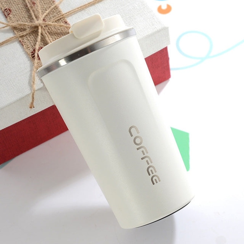Double Stainless steel 304 Coffee Mug Car Thermos Mug Travel Thermo Cup 380ml