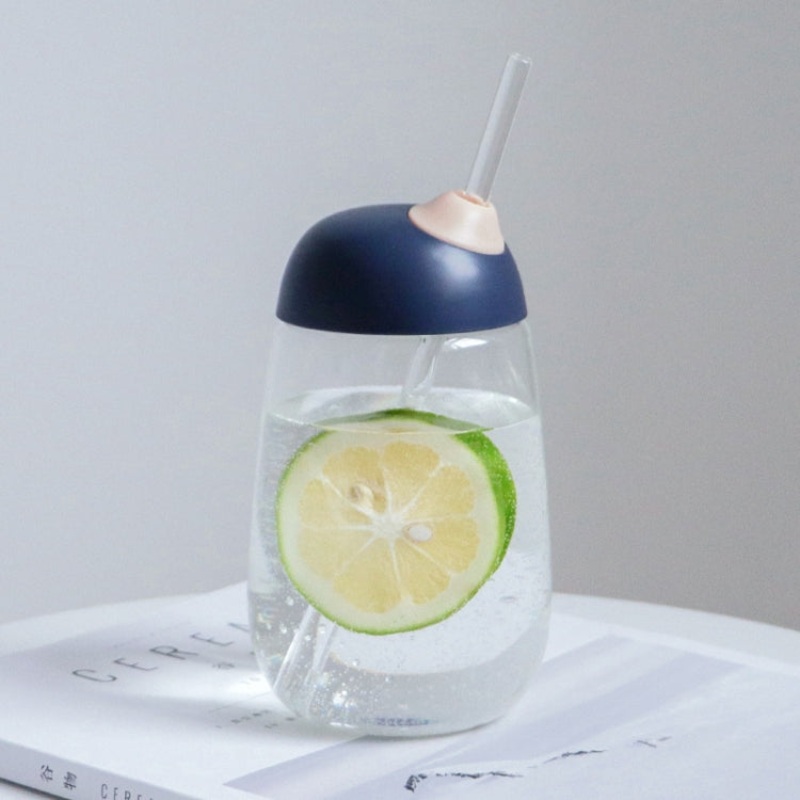 Office Home Large Capacity Straw Cup, Capacity:500ml