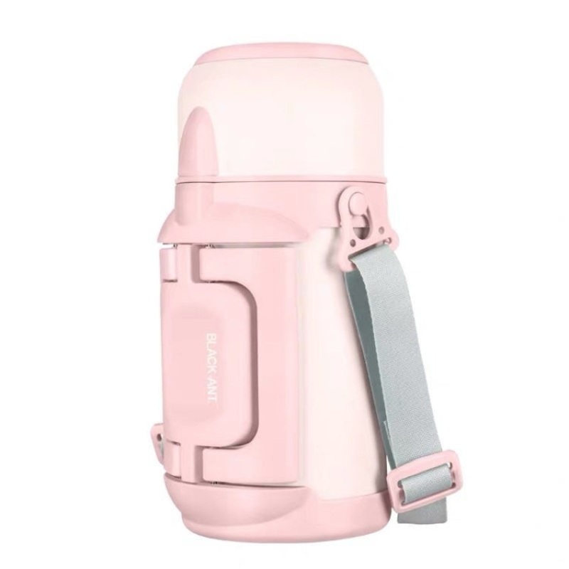 Portable Stainless Steel Insulation Pot Household Thermos Cup Outdoor Large Capacity Car Travel Water Bottle