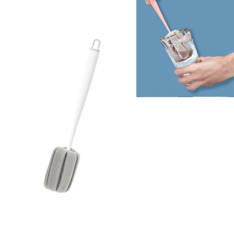Vertical Simple Hanging Sponge Cup Brush Household Milk Bottle Cleaning Brush