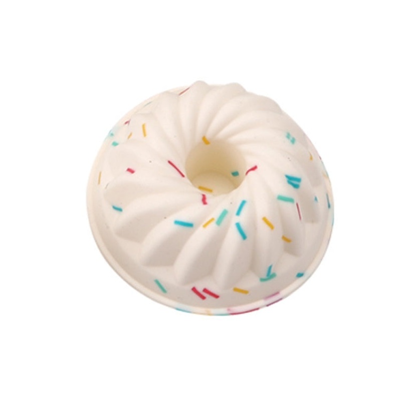 10 PCS Creative DIY Silicone Cake Cup Muffin Cup Baking Mold,Style: Hollow  (Candy Color)