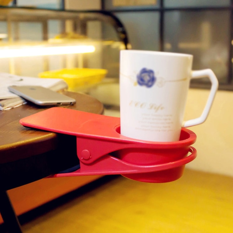 2 PCS G3389 Table Side Cup Clip Large Thickened Cup Clip