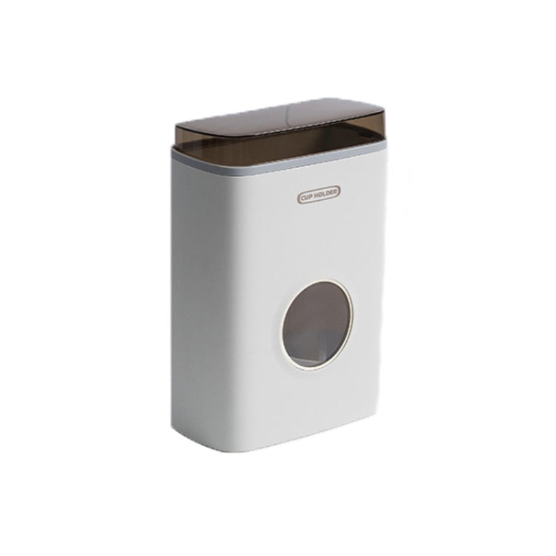Household Free Punching Automatic Cup Remover Wall-Mounted Storage Box For Paper Cups