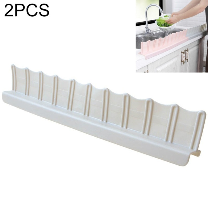 2 PCS Household Sink Suction Cup Water Baffle Kitchen Pool Table Splash-proof Oil Barrier
