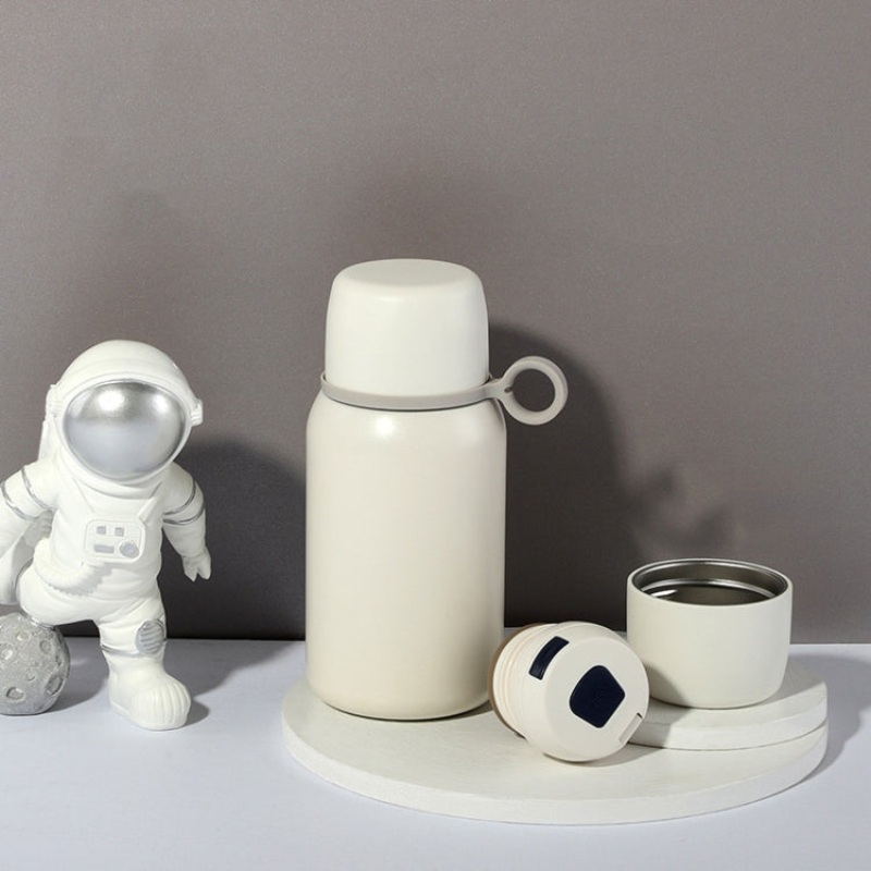 350ml 316 Stainless Steel Insulation Cup Large Capacity Big Belly Cup with Strap