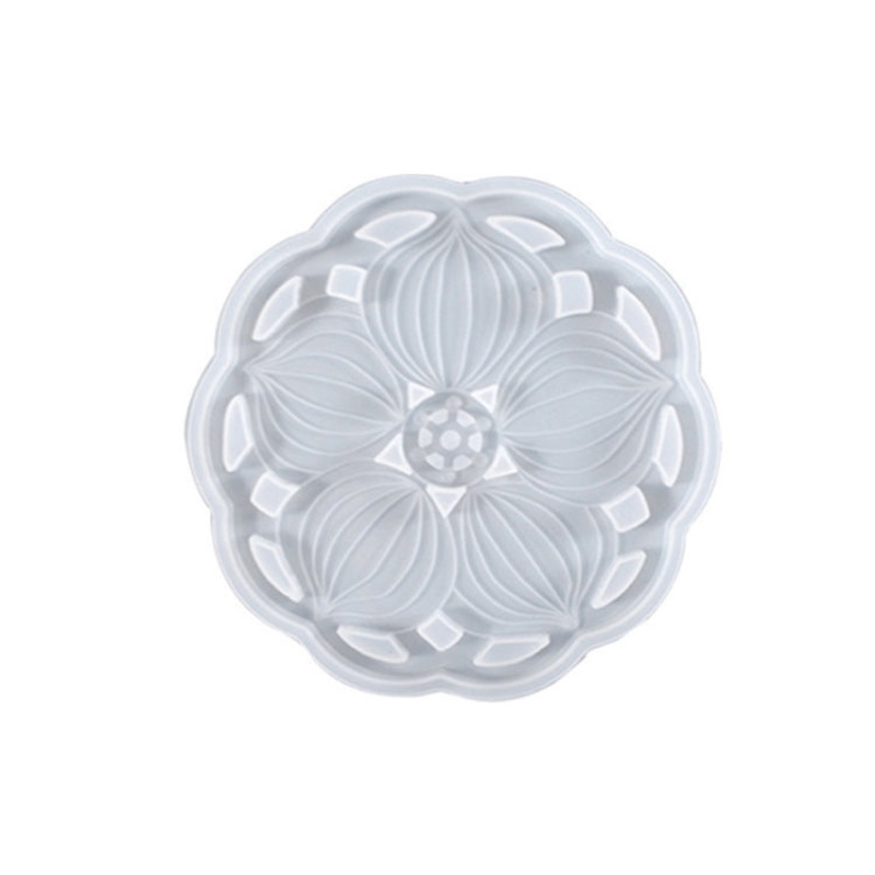 4 PCS JX-160 Crystal Epint DIY Mold Irregular Resin Cup Pad Mold, Specification: 02
