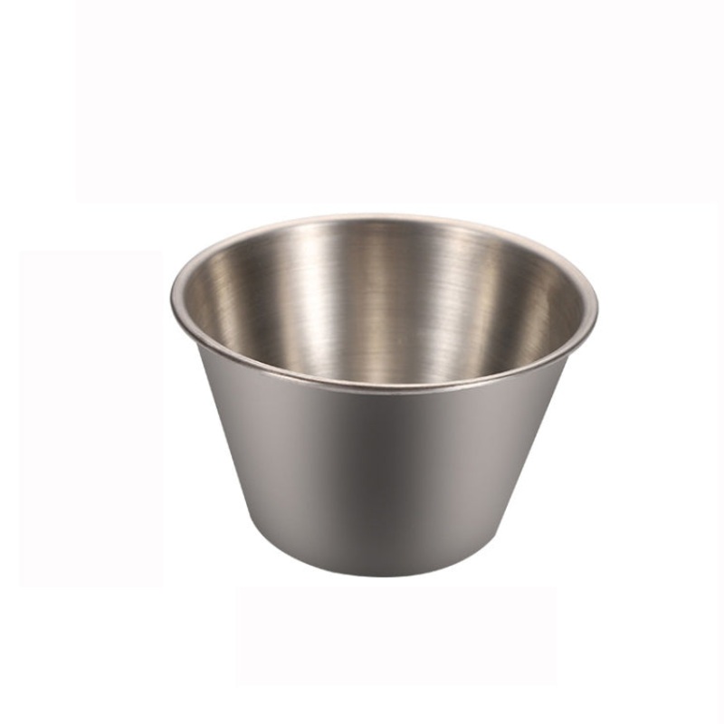 5 PCS Stainless Steel Tortilla Salad Tomato Sauce Cup, Specification 201 Large